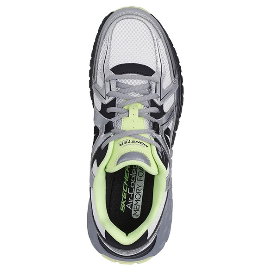 Skechers SPORT MENS Wear resistant And Lightweight Low top Hiking Shoes Men’s Silver