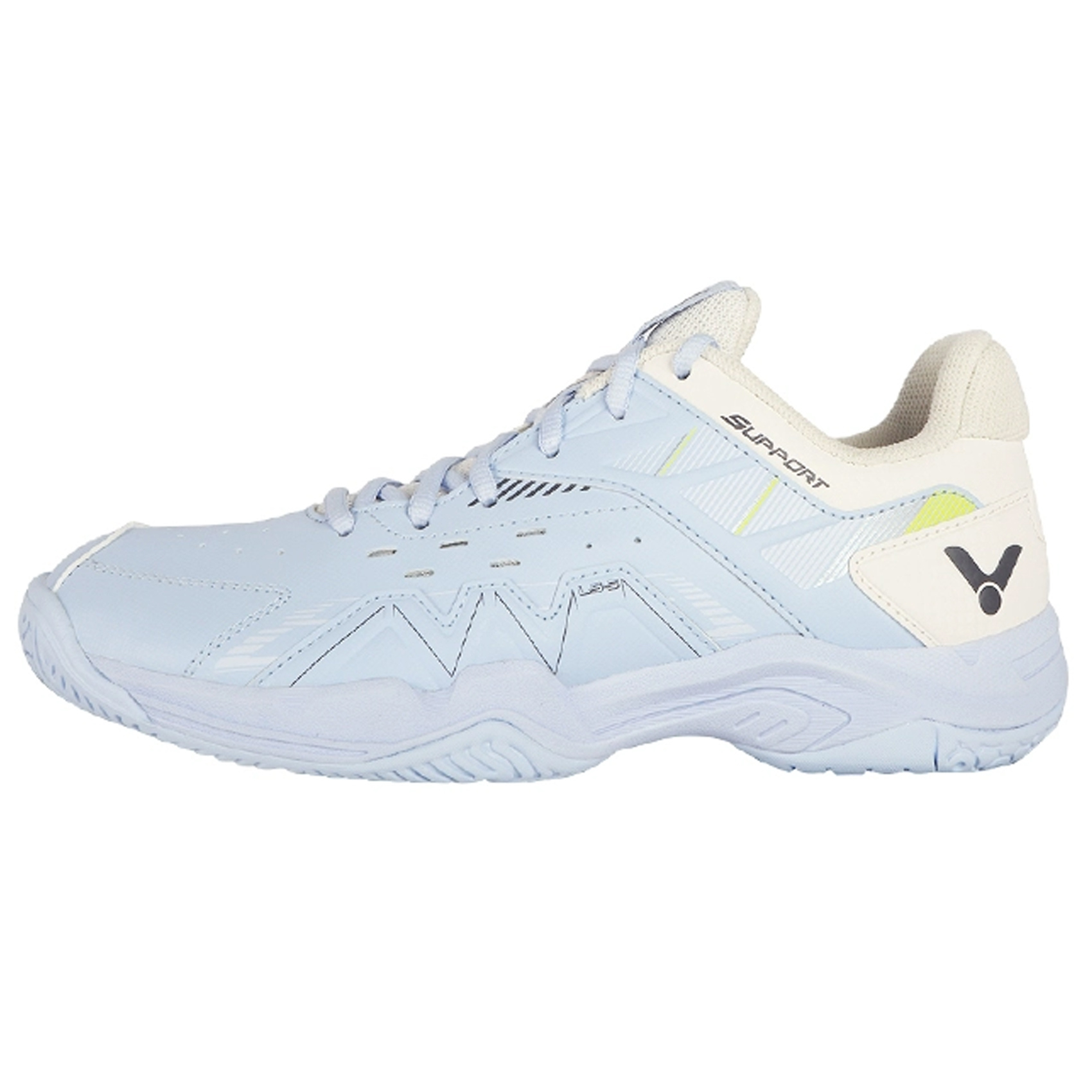 VICTOR Abrasion Resistant Moisture Wicking Coverage Low top Badminton Shoes Unisex Glacier Blue