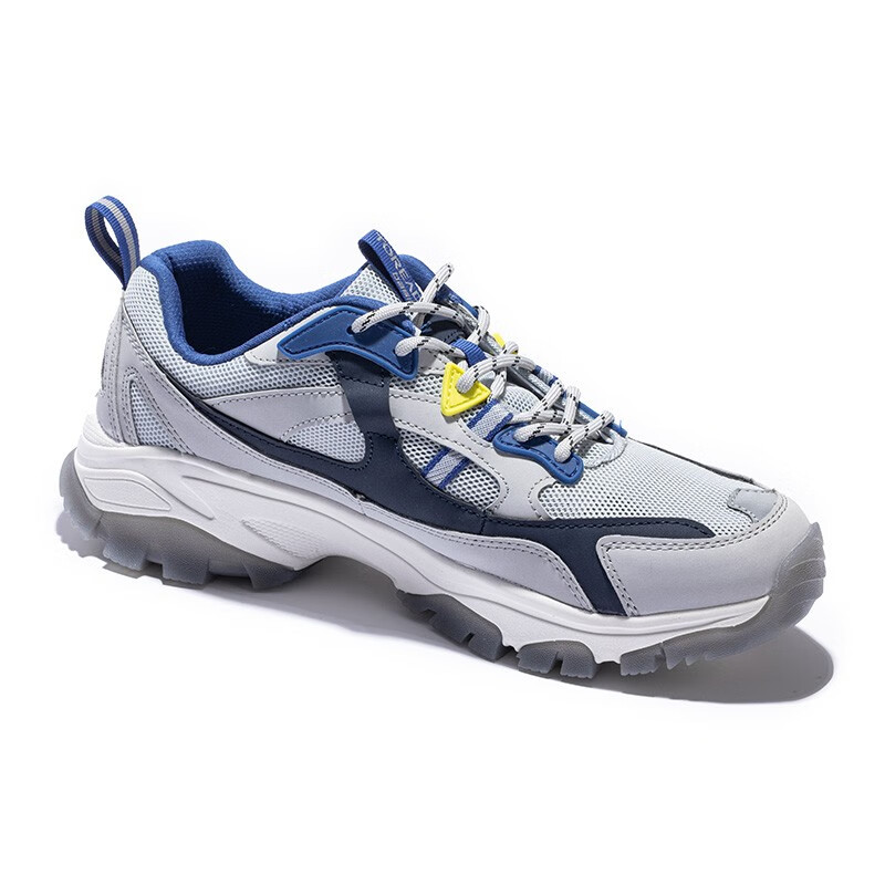 TOREAD Mountaineering & Hiking Shoes Men’s Low Top Premium Gray Navy Blue