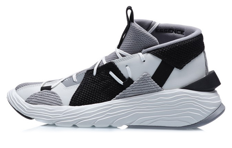Li Ning Essence Basketball Shoes Men’s Low Top Gray Black