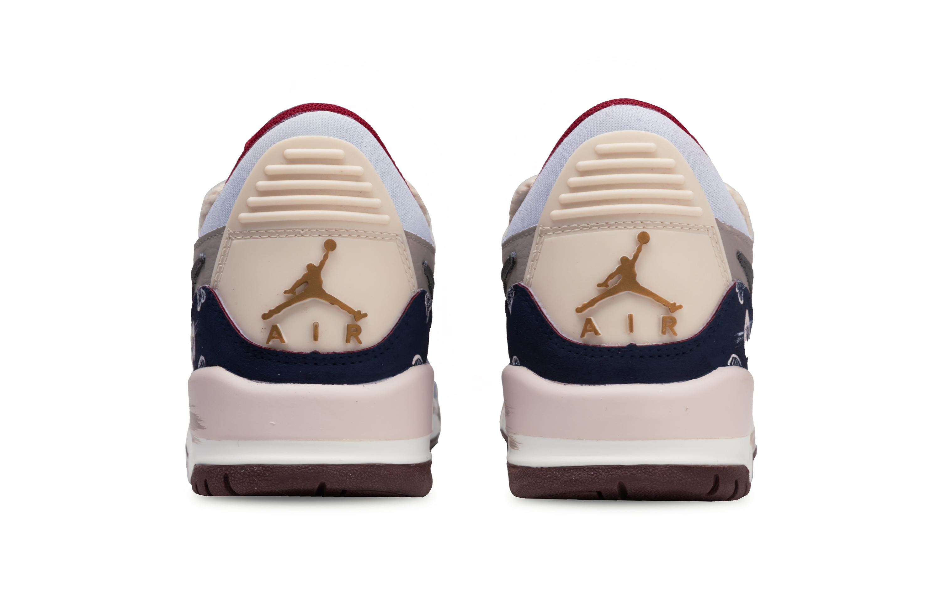 Jordan Legacy 312 Raspberry Synthetic Leather Abrasion Resistant Low top Vintage Basketball Shoes Men’s Red Blue