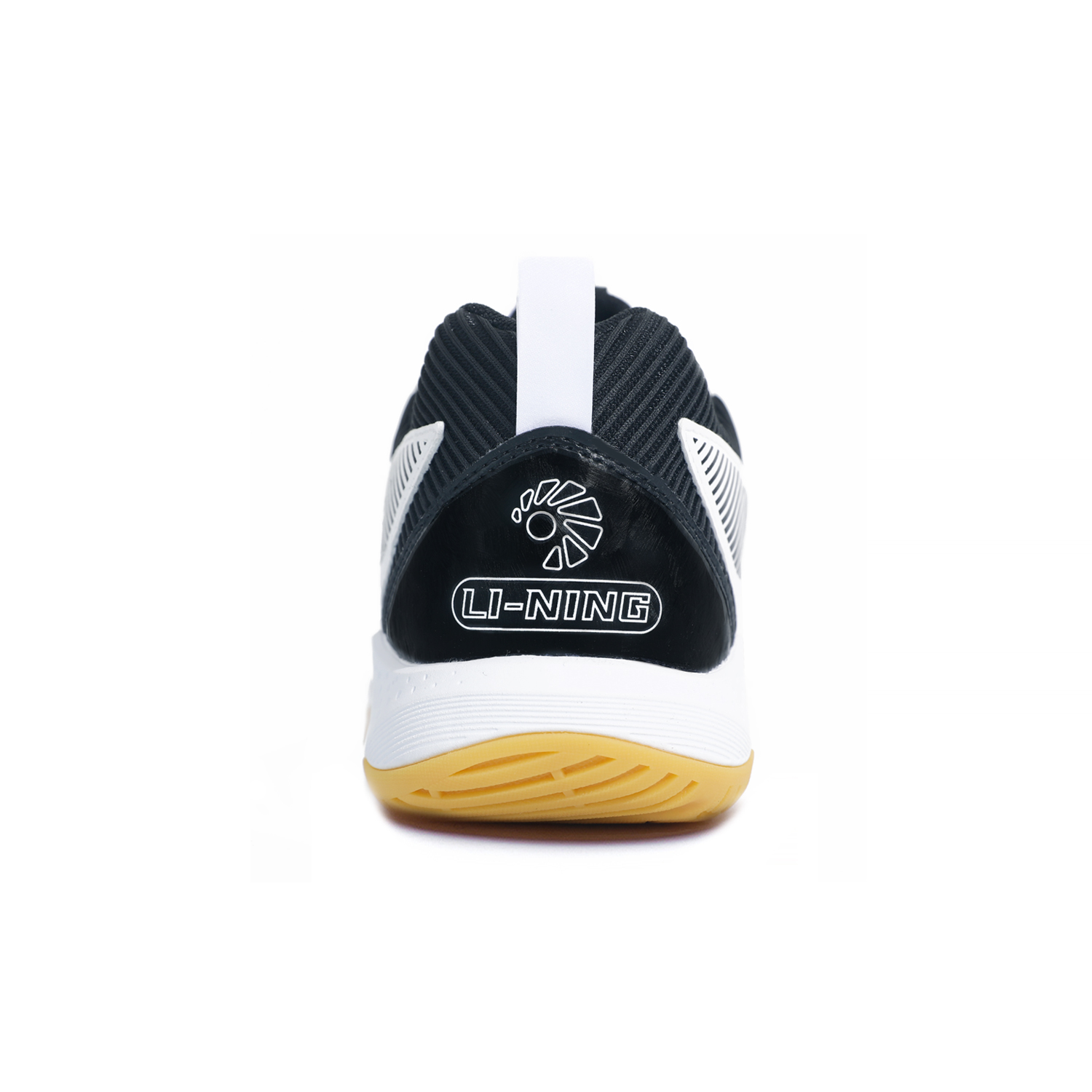 Li Ning Ace Cushioning Slip Resistant Coverage Low top Badminton Shoes Unisex White Black