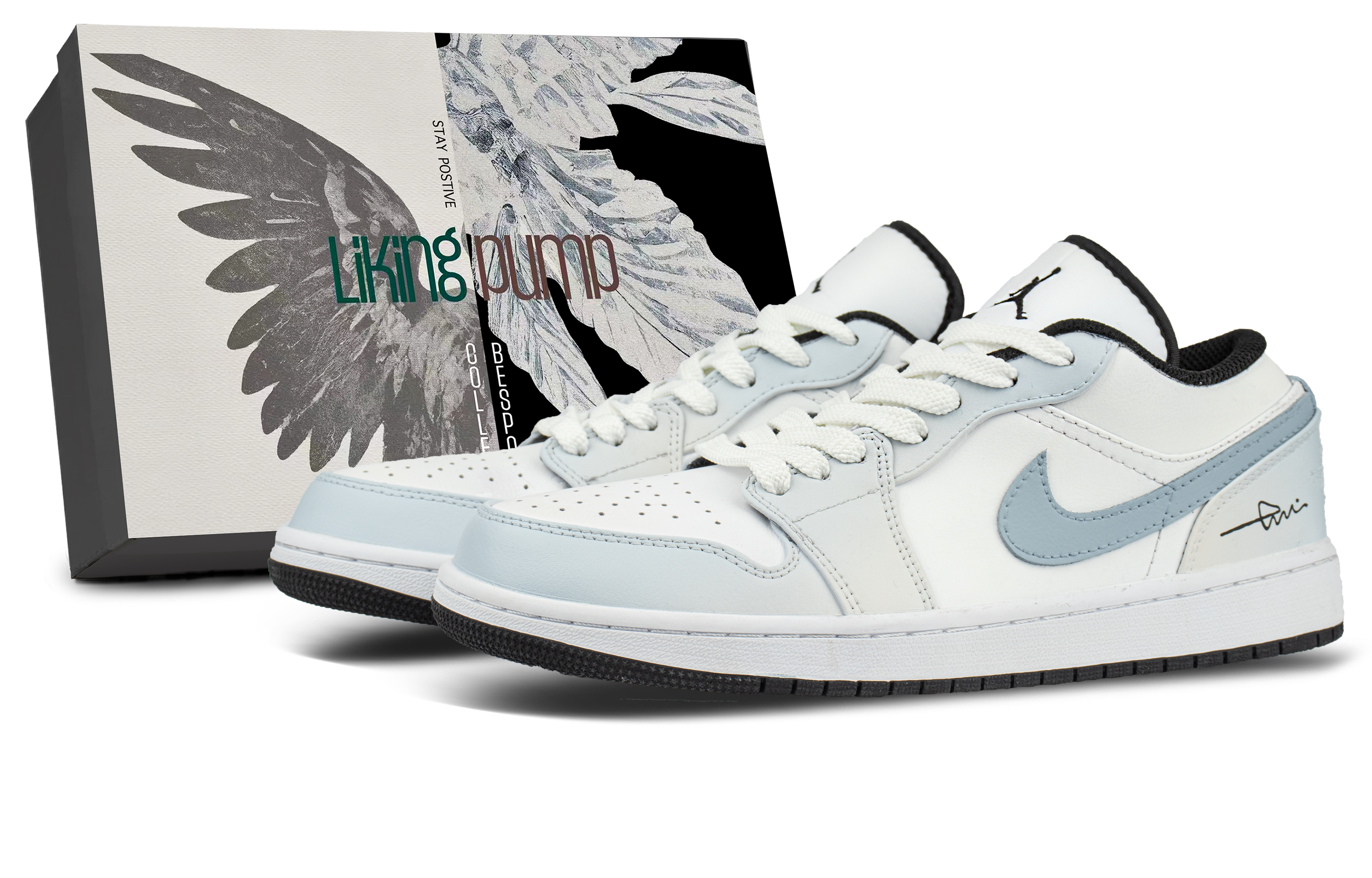 Jordan Air Jordan 1 Cushioning Abrasion Resistant Cushioning, Wear Resistant Low top Vintage Basketball Shoes Unisex