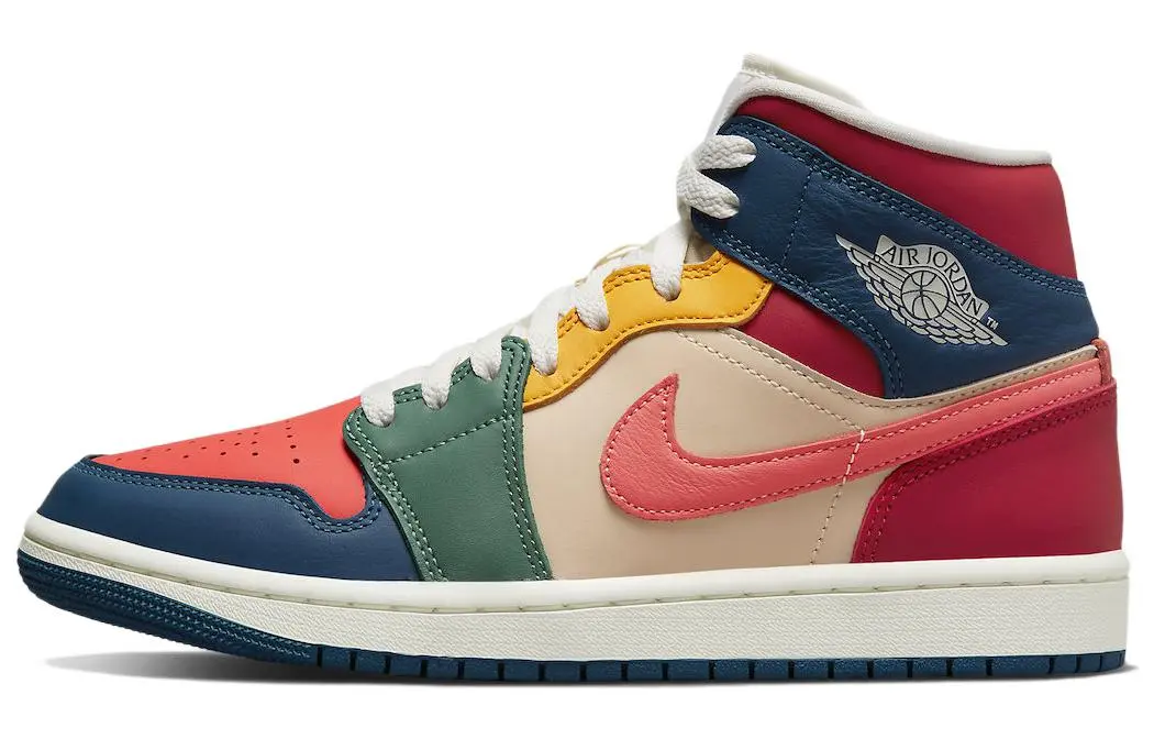 Air Jordan 1 Mid Se 'Multi Color 2022' Women's