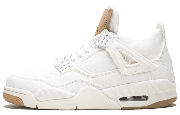Jordan 4 Retro Levi's White Blank Tag