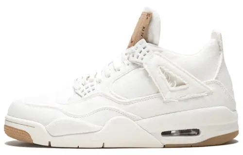 Jordan 4 Retro Levi's White Blank Tag