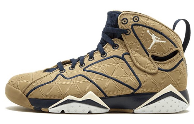 Jordan Air Jordan 7 Retro J2K Filbert comfortable non-slip high-top retro basketball shoes men's earthy yellow