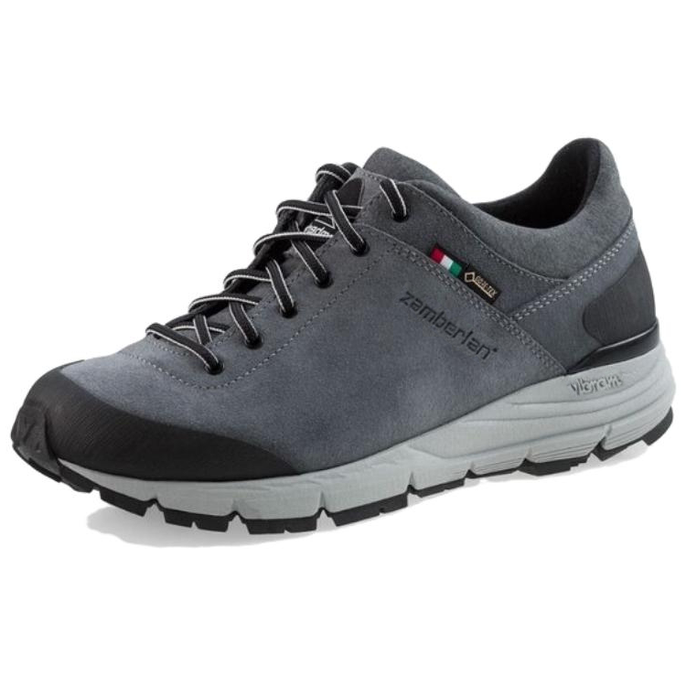 Zamberlan Slip Resistant Abrasion Resistant Low top Hiking Shoes Men's Gray