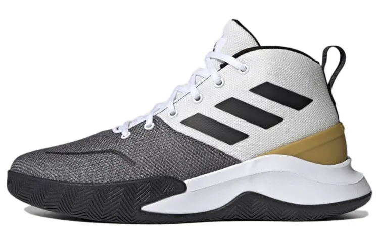 Adidas Ownthegame Shoes Black/White/Yellow