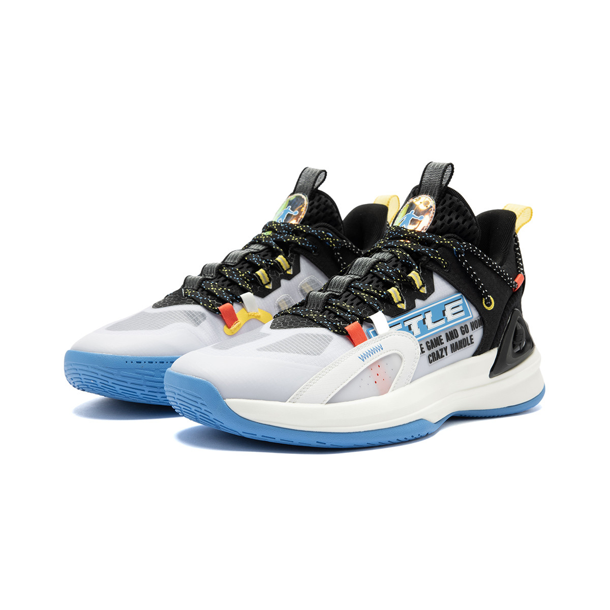 QIAODAN Shui Cushioning Abrasion Resistant Cushioning, Wear Resistant Mid top Performance Basketball Shoes Men’s