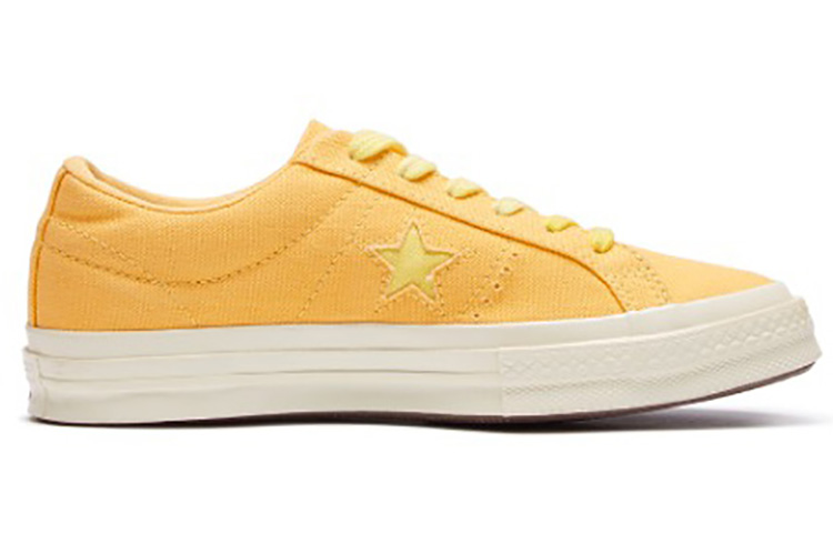 Кеды Converse One Star (кремово-желтые) — фото 2