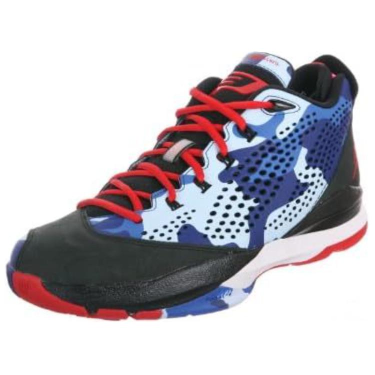 Jordan CP3.VII Black Sport Red Chambray Blue Game Royal