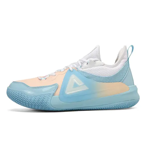 PEAK Blade Edge Pro Rebound Textile, Synthetic Leather Cushioning, Wear Resistant Low top Performance Basketball Shoes