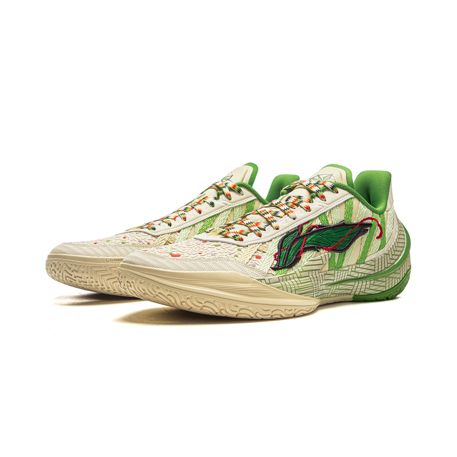 Li Ning Liren 5 V2 Cushioning Slip Resistant Breathable Low top Basketball Shoes Men’s Green