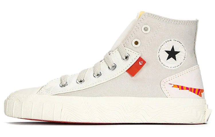 Converse All Star Abrasion Resistant Abrasion Resistant High top Canvas Shoes Unisex Beige
