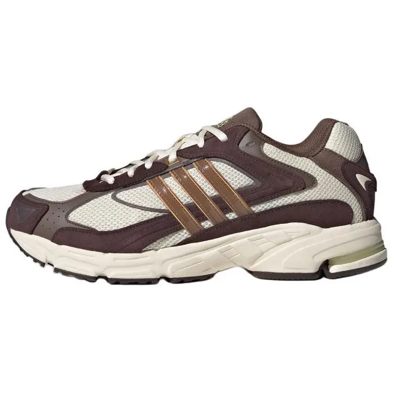 Adidas RESPONSE CL Slip Resistant Abrasion Resistant Low top Chunky Sneakers Unisex White Brown