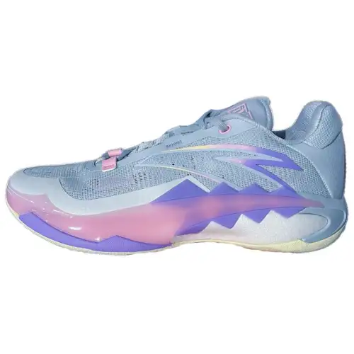 Anta Swagger 1 Trendy Cushioning, Wear Resistant Low top Basketball Shoes Men's Gray Purple