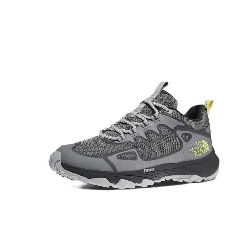 THE NORTH FACE Abrasion Resistant Slip Resistant Abrasion Resistant Slip Resistant Low top Hiking Shoes Women's Gray