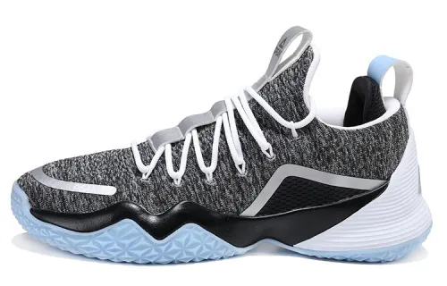 Peak Power Series Comfortable and Versatile Non-slip, Wear-Resistant and Breathable Low-top Basketball Shoes Men's Dark Gray