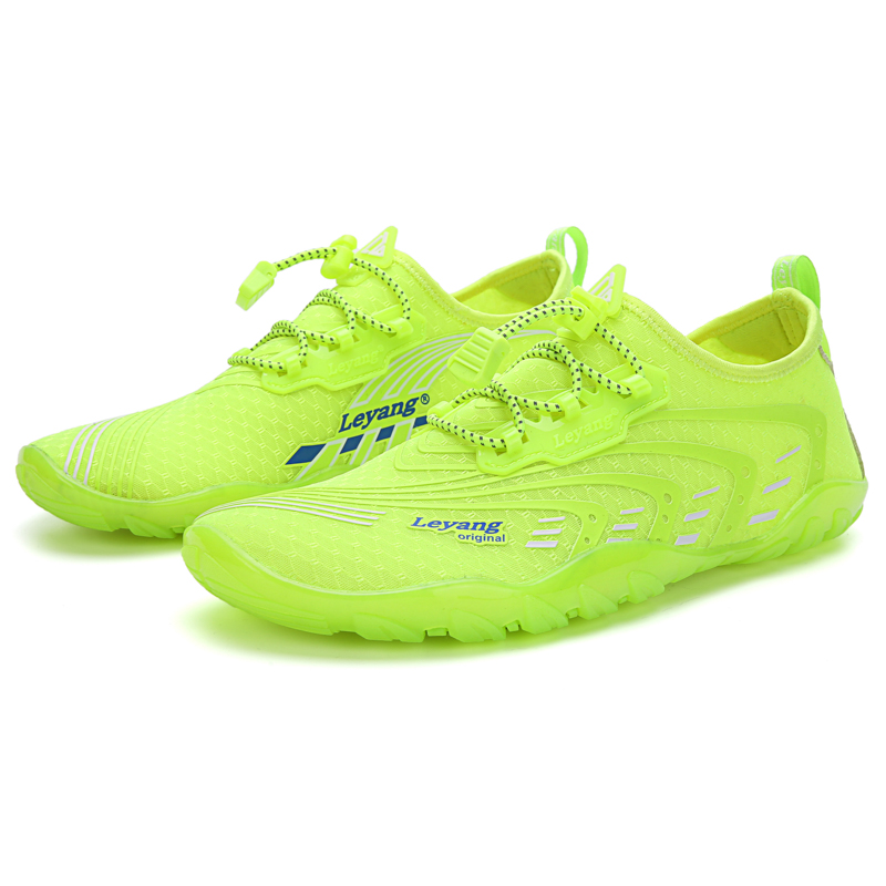 Leyang Abrasion Resistant Slip Resistant Low top Training Shoes Men’s Neon Green