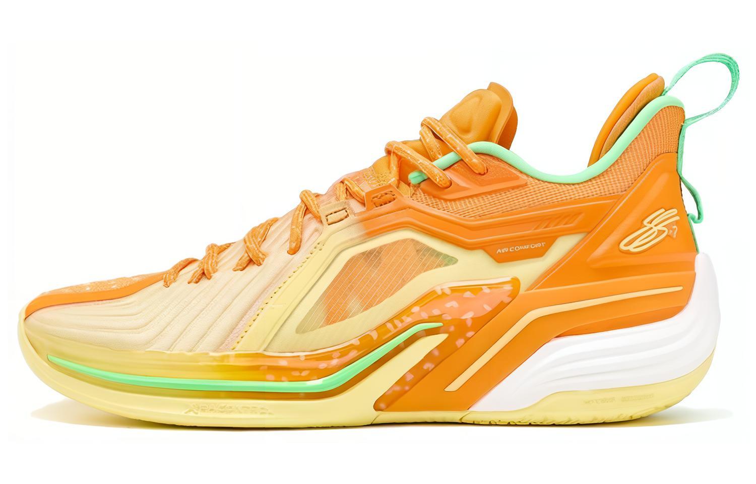 XTEP Jlin 3 Basketball Shoes Men’s Low Top Orange Yellow/Butter