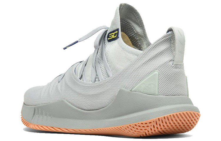Мужские кроссовки Under Armour CURRY 5 (серые) — фото 2