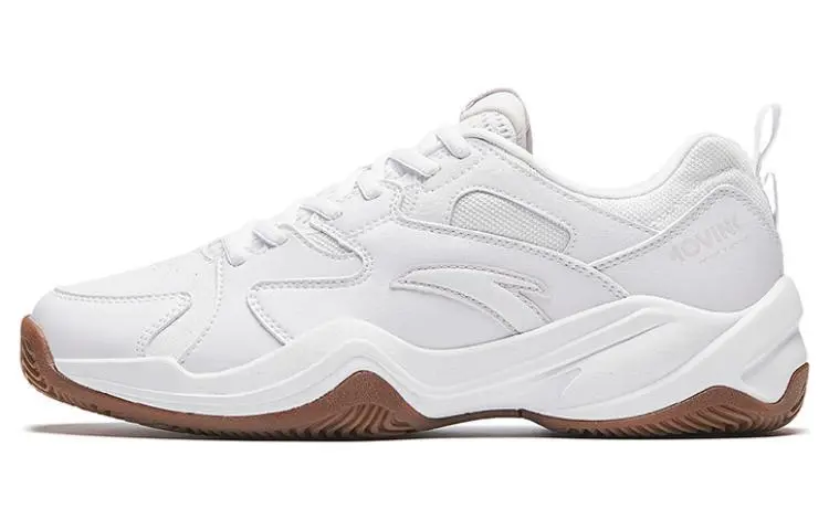 Anta Slip Resistant Abrasion Resistant Low top Tennis Shoes Men's White