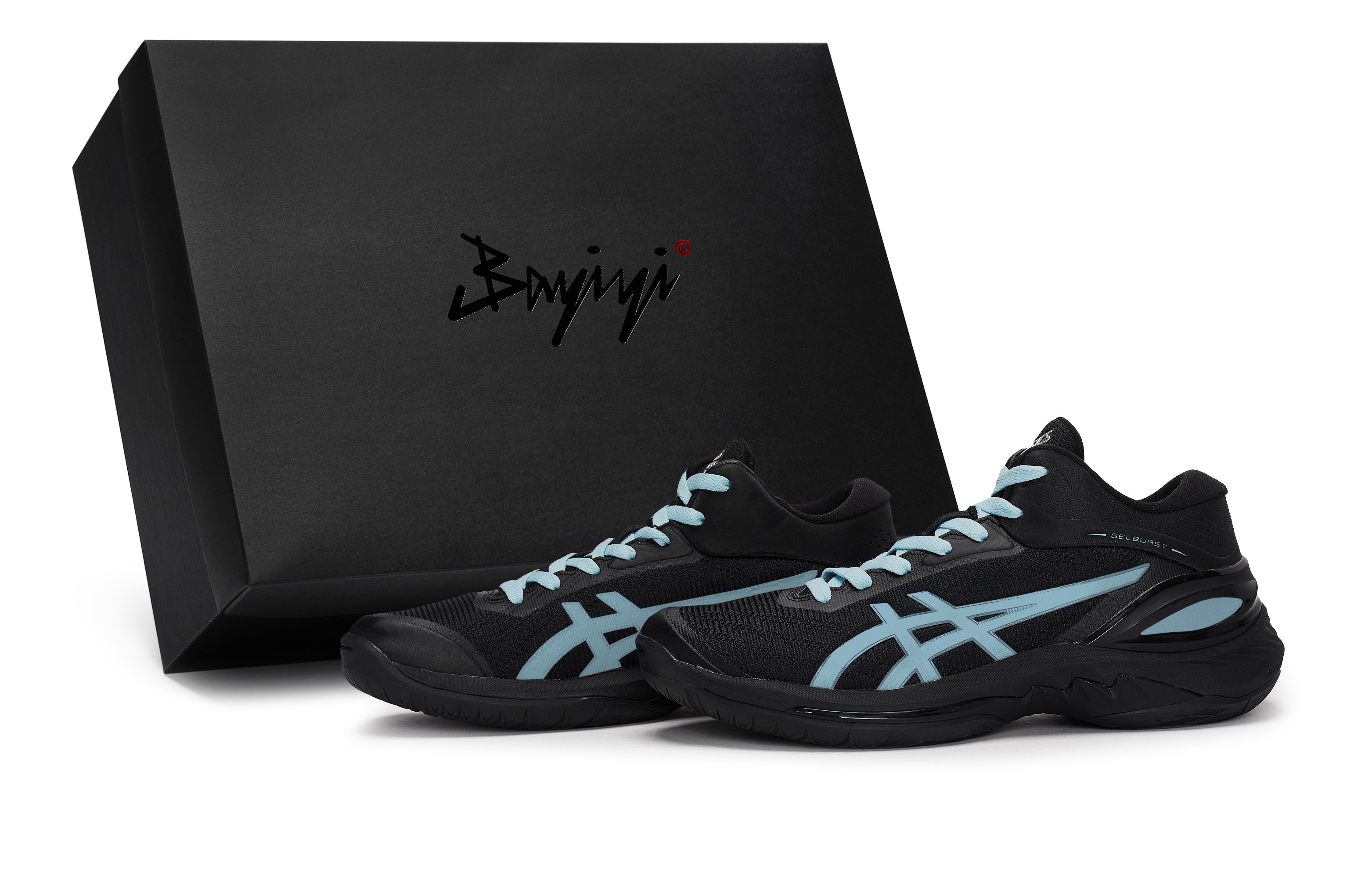 Asics GELBURST 28 811 Manufacturing, Night Shadow Speed Blue, Special Shoe Box Slip Resistant Slip Resistant Low top