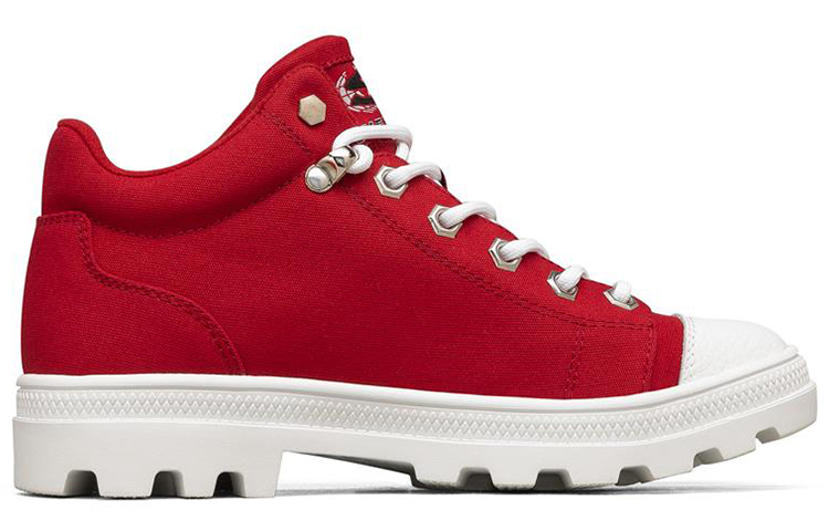 Женские кеды Skechers Roadies (красно-белые) — фото 2