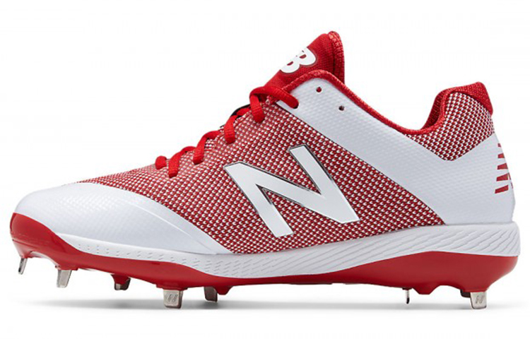 New Balance 4040 V4 Fabric Comfortable Low top Training Shoes Men's White Red