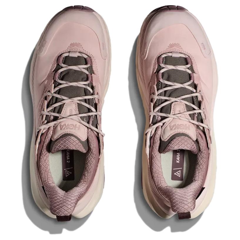 HOKA ONE ONE Kaha 2 Comfortable Slip Resistant Abrasion Resistant Low top Mountaineering & Hiking Shoes Women’s Pink