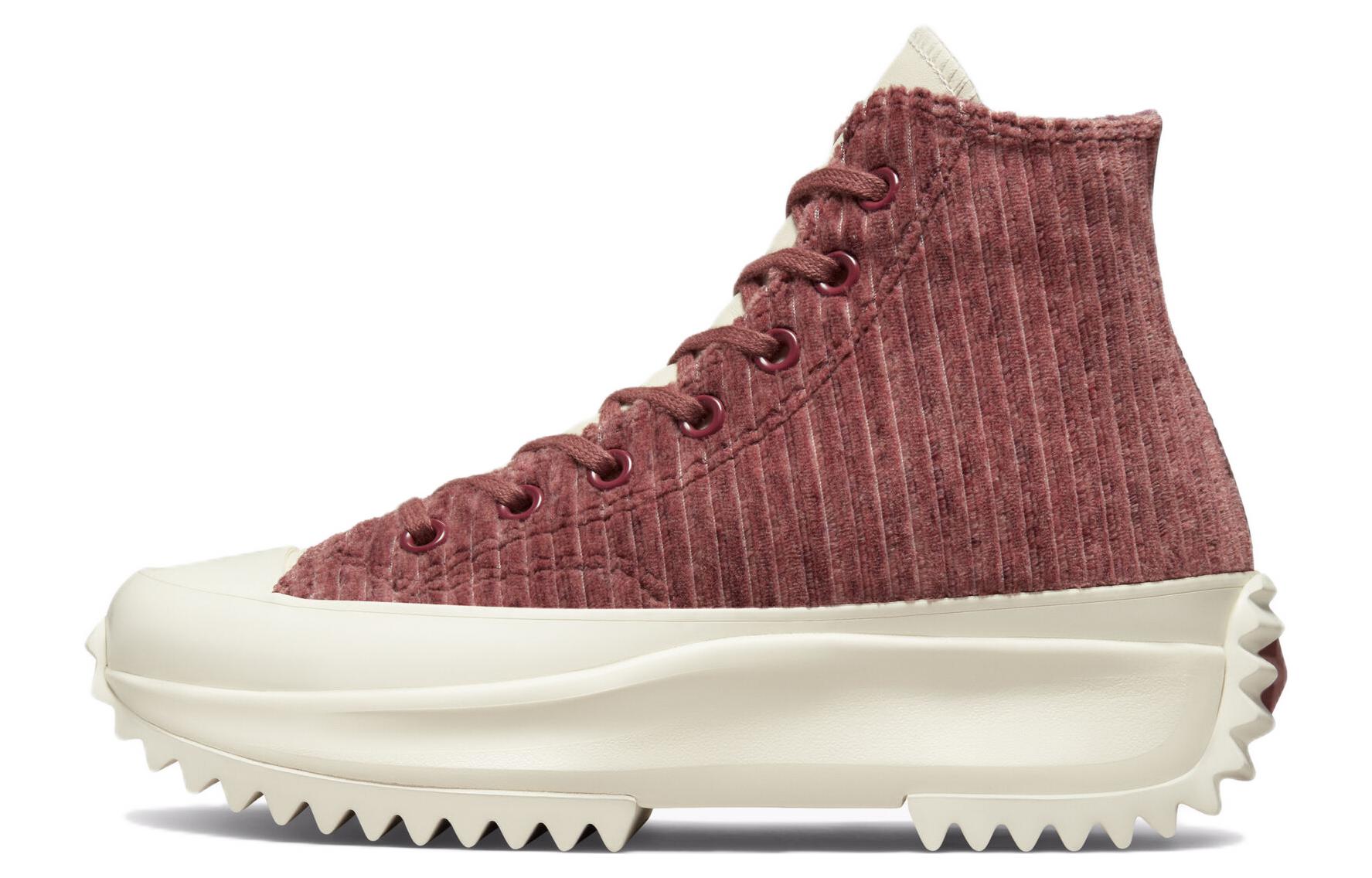 Run Star Converse Hike Platform High 'Striped Knit'
