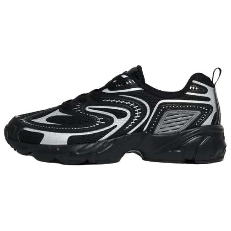 FILA Buzzard Abrasion Resistant Low top Chunky Sneakers Unisex Black