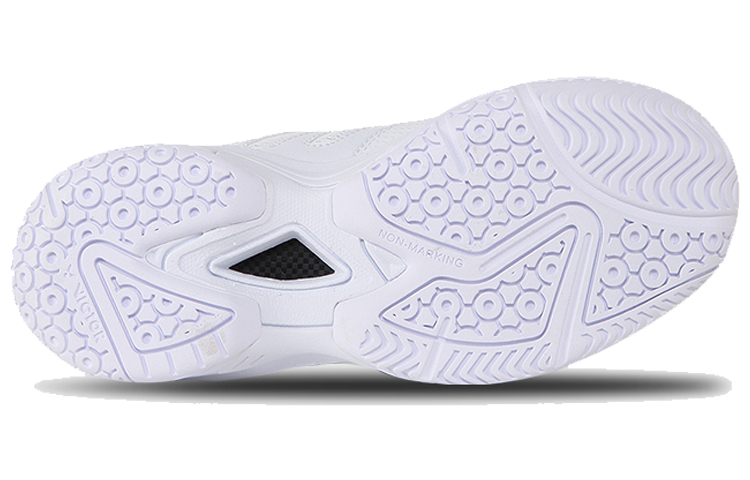 VICTOR Comfortable Cushioning Slip Resistant Abrasion Resistant Breathable Low top Badminton Shoes Men’s Pearl White