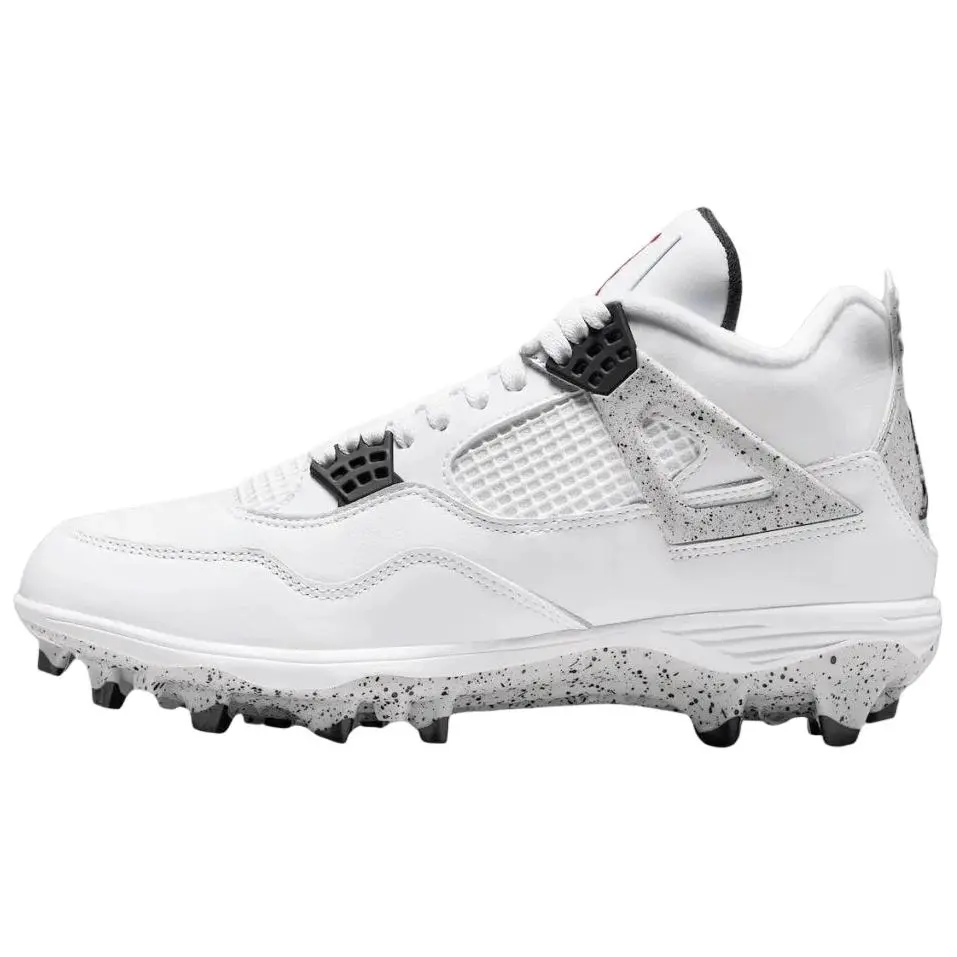 Jordan Air Jordan 4 Mid top Training Shoes Unisex White