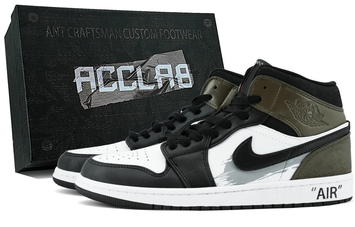 Jordan Air Jordan 1 Cushioning Abrasion Resistant Cushioning, Wear Resistant High top Vintage Basketball Shoes Men's