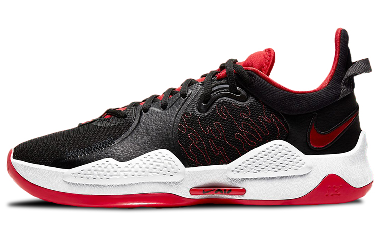 Мужские кроссовки Nike Nike PG 5 Bred 5 TPU (черный / красный / белый)