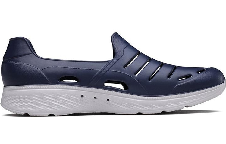 Мужские сандалии Skechers H2 Go (серо-голубые) — Тёмно-синий / серый — фото 2