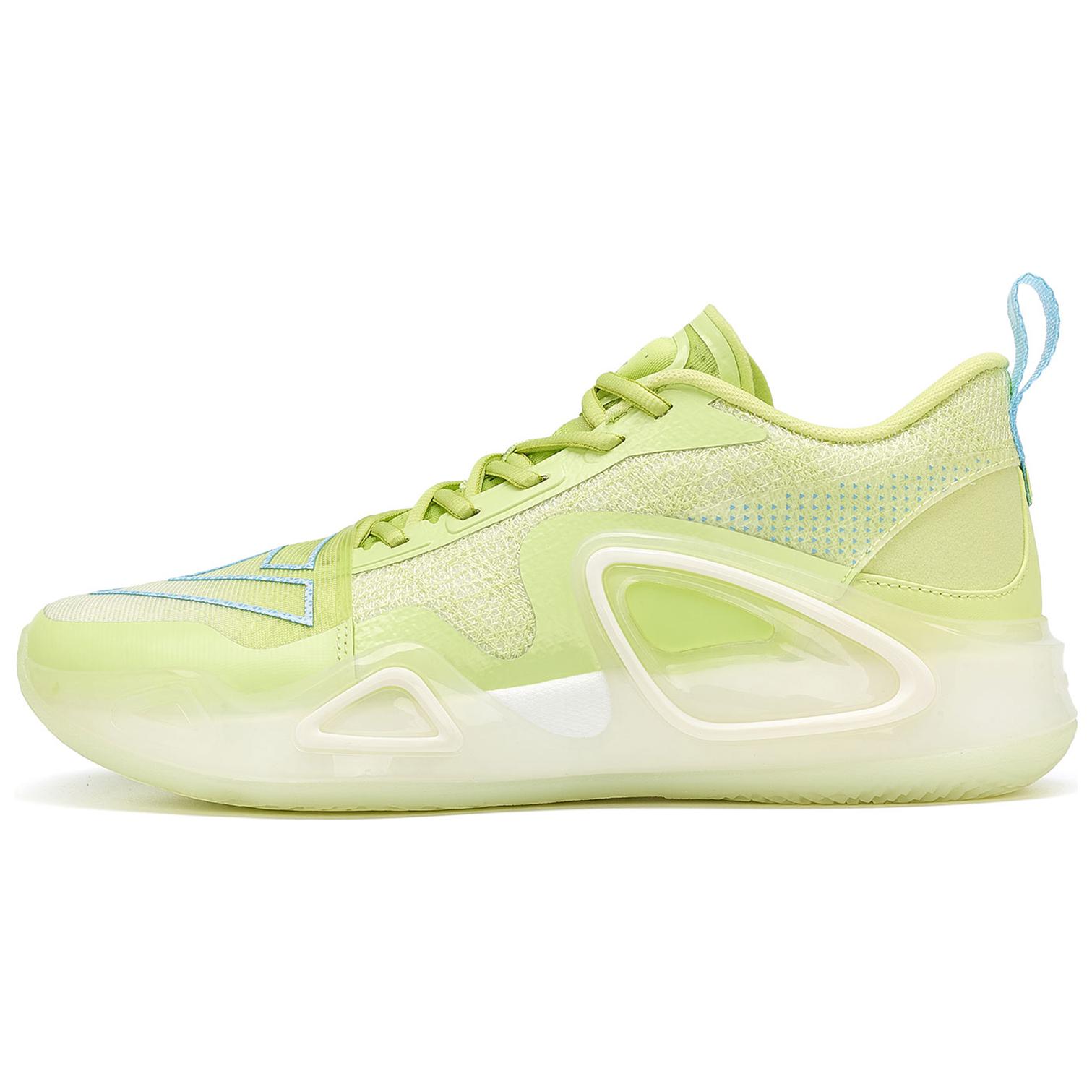 PEAK Surfing The Big Triangle 2.0 Fabric Slip Resistant Abrasion Resistant Low top Basketball Shoes Men’s Fruit Green