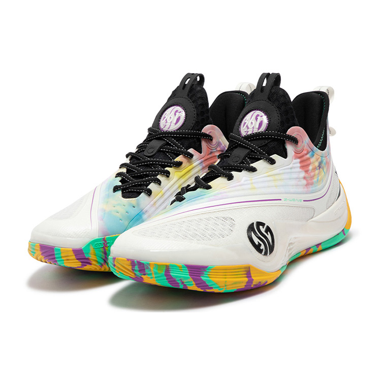 361° Zen 6 God Of Guitar Game Ready Cushioning Slip Resistant Abrasion Resistant Breathable Low top Basketball Shoes