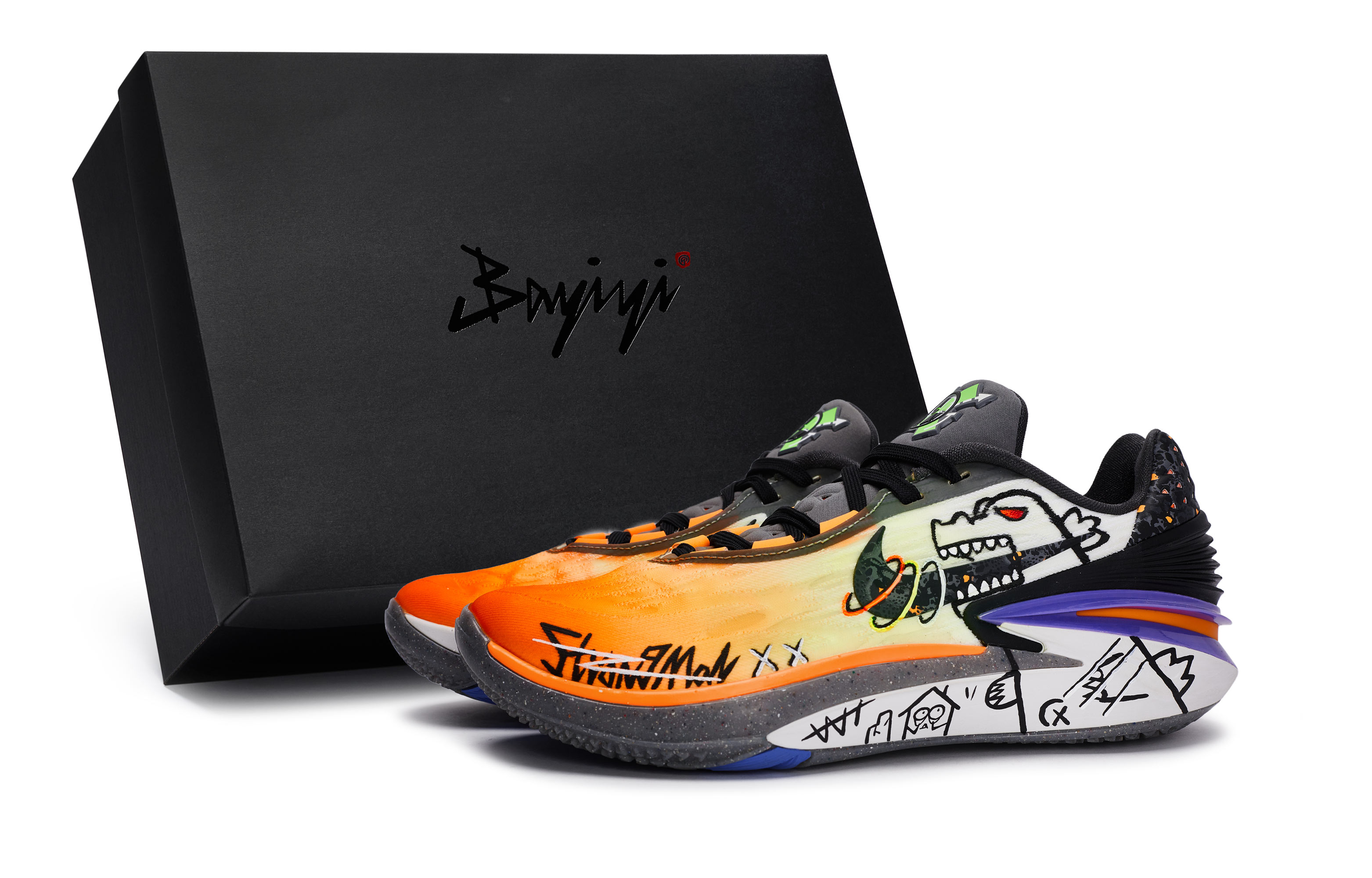 Nike Air Zoom G.T. Cut 2 811 Manufacturing, Undefeated Distressed King, Special Shoe Box