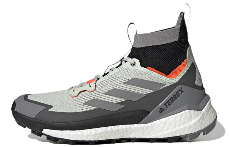 Мужские кроссовки adidas TERREX FREE HIKER 2.0 2 (серо-черные)