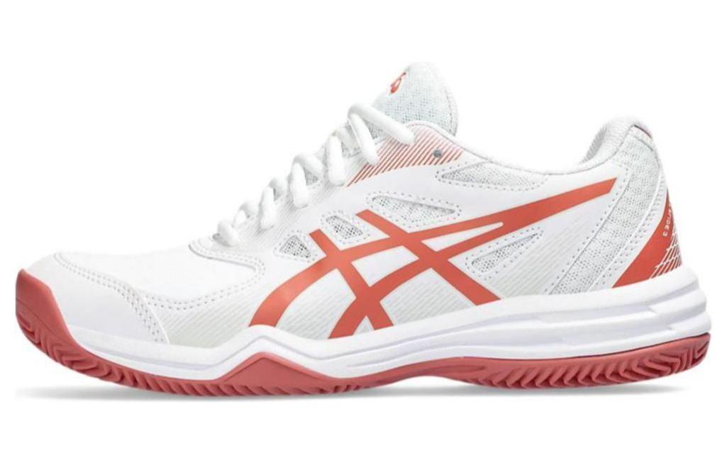 Asics Court Slide 3 Clay Low top Tennis Shoes Women's Red White