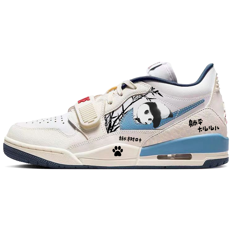 Jordan Legacy 312 Vintage Basketball Shoes Unisex Low Top Blue/White