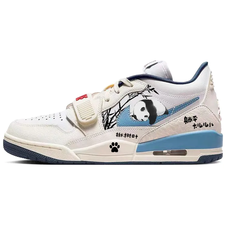 Jordan Legacy 312 Vintage Basketball Shoes Unisex Low Top Blue/White