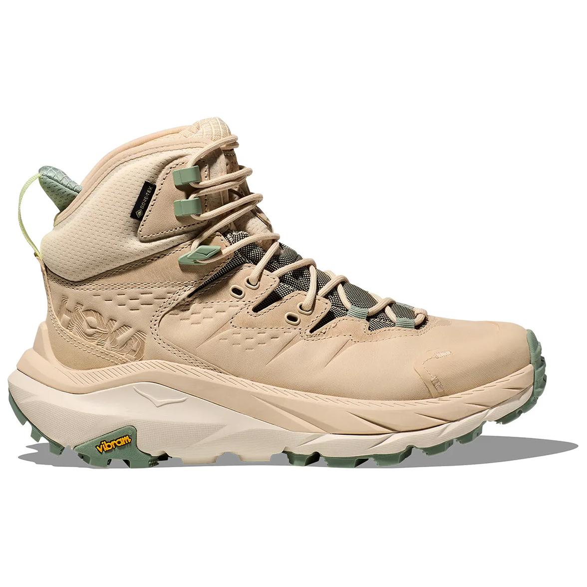 HOKA ONE ONE Kaha 2 Slip Resistant Abrasion Resistant Mid top Mountaineering Shoes Women’s Oak White