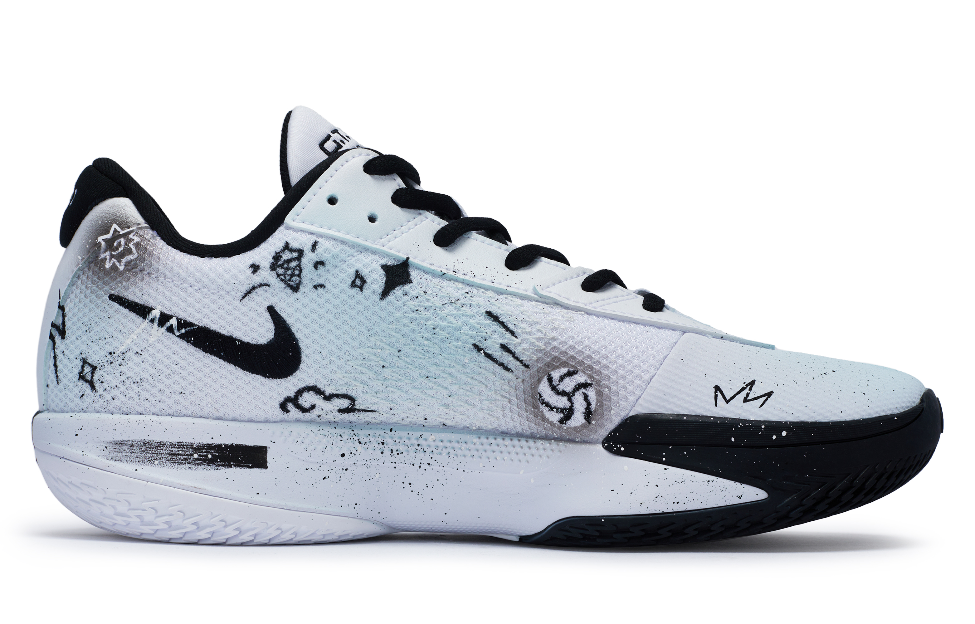 Nike Air Zoom G.T. Cut Academy Basketball Shoes Men’s Low Top White/Black