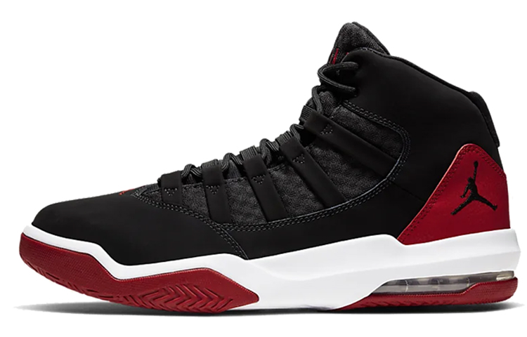 Jordan Max Aura Black Suede