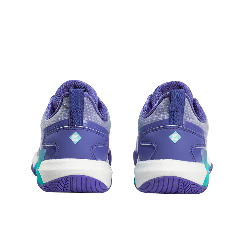 KUMPOO Badminton Shoes Unisex Low Top Purple/White/Green