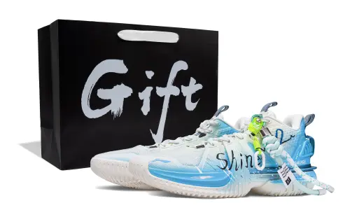 Li Ning Storm 2024 Abrasion Resistant Slip Resistant Low top Basketball Shoes Men's Blue